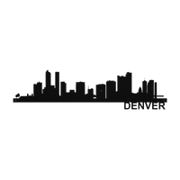 Denver Skyline - Metal Wall Art