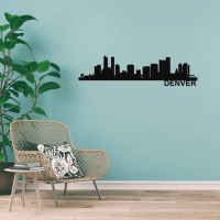 Denver Skyline - Metal Wall Art