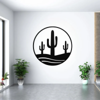 Desert Cactus Metal Art - Image 2
