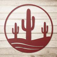 Desert Cactus Metal Art - Image 5