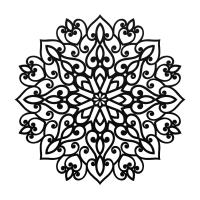 Desert Moon Mandala Wall Art