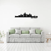 Detroit Skyline - Metal Wall Art - Image 2