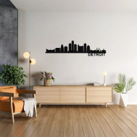 Detroit Skyline - Metal Wall Art - Image 3