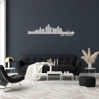 Detroit Skyline - Metal Wall Art - Image 6