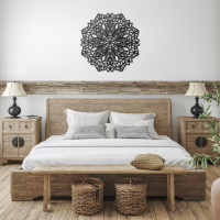 Dreamcatcher Mandala Metal Wall Art - Image 3