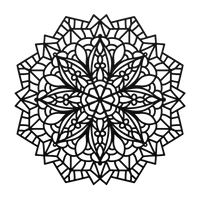 Dreamcatcher Mandala Metal Wall Art