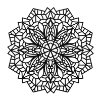 Dreamcatcher Mandala Metal Wall Art
