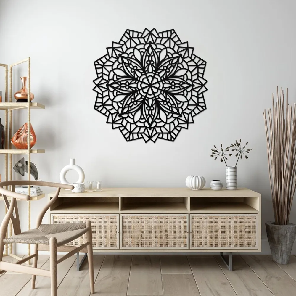 Dreamcatcher Mandala Metal Wall Art
