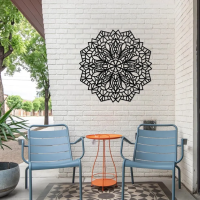 Dreamcatcher Mandala Metal Wall Art - Image 3