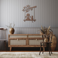 Dreamy Girl on Swing Wall Art - Image 8