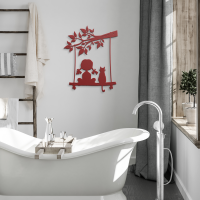 Dreamy Girl on Swing Wall Art - Image 4