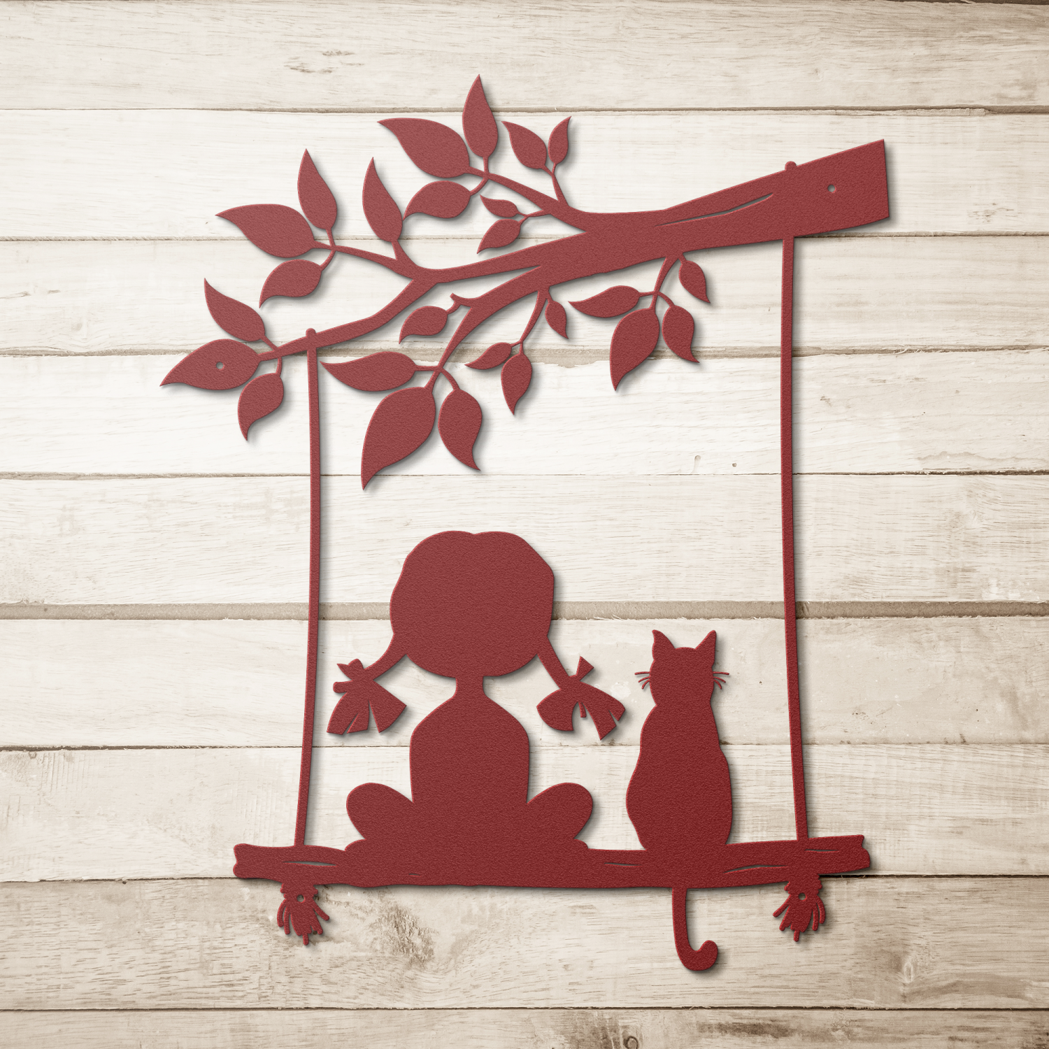 Dreamy Girl on Swing Wall Art - Image 5