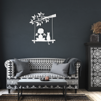 Dreamy Girl on Swing Wall Art - Image 6
