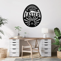 Easter Bunny Metal Wall Art - Image 3