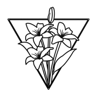 Elegant Blossom Metal Art