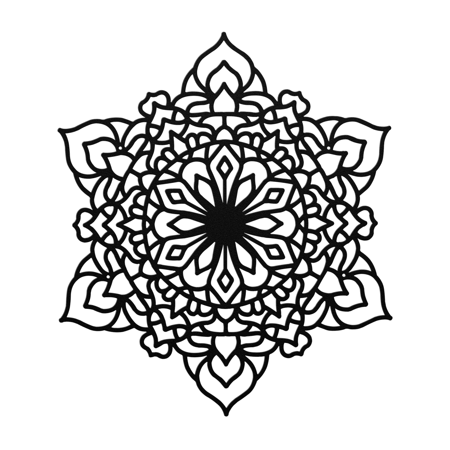 Enchanted Mandala Steel Wall Art