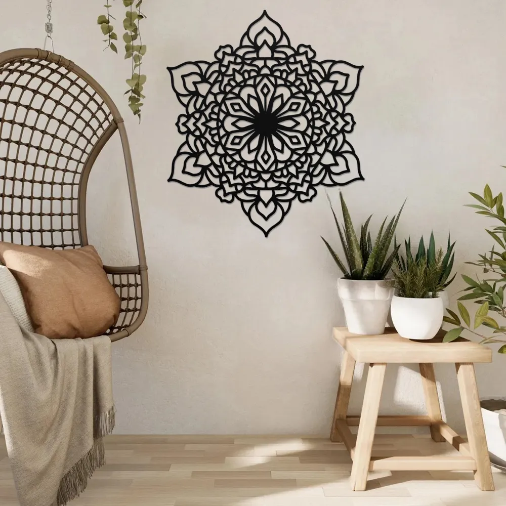 Enchanted Mandala Steel Wall Art