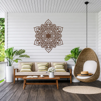Enchanted Mandala Steel Wall Art - Image 4