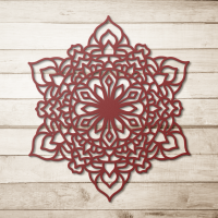 Enchanted Mandala Steel Wall Art - Image 5