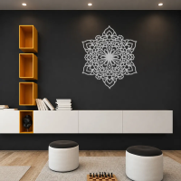 Enchanted Mandala Steel Wall Art - Image 6