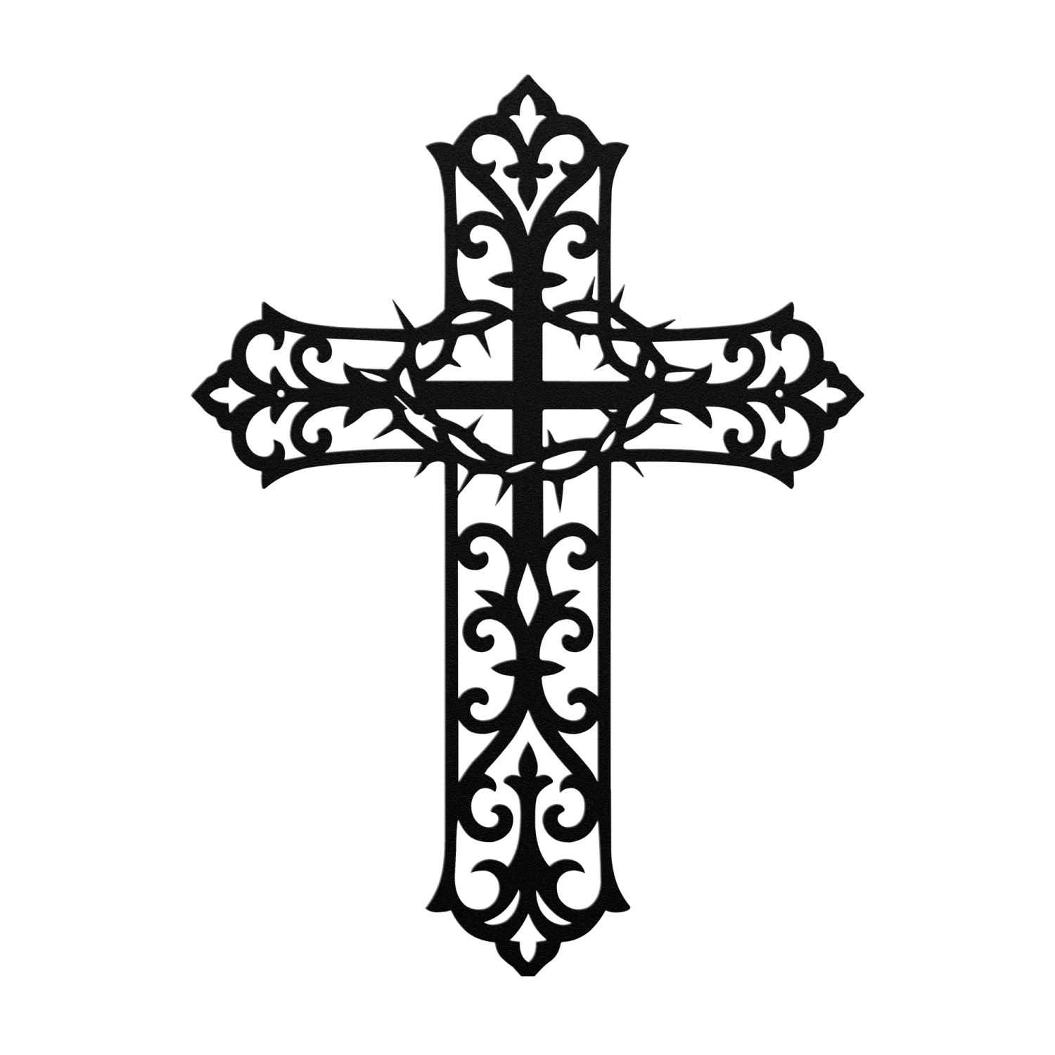 Eternal Cross Metal Wall Art