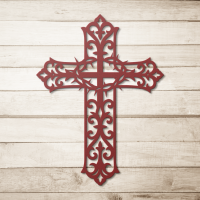 Eternal Cross Metal Wall Art - Image 5