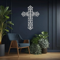 Eternal Cross Metal Wall Art - Image 6