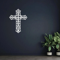 Eternal Cross Metal Wall Art - Image 7