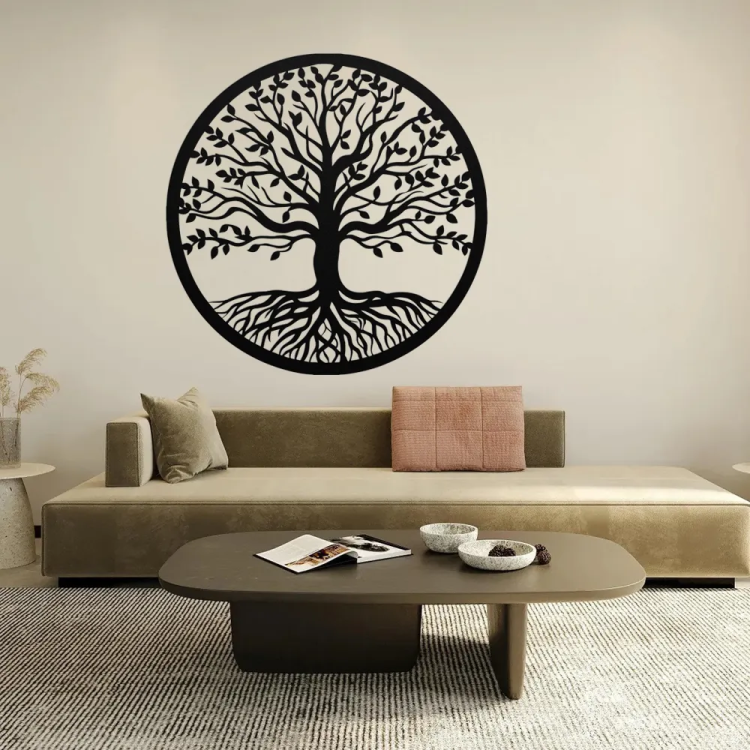 Eternal Tree of Life Metal Art