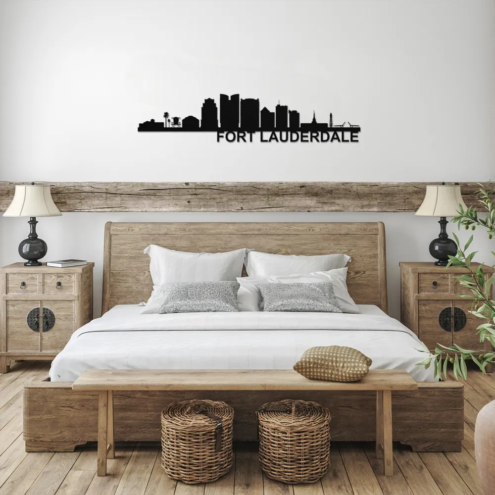 FORT LAUDERDALE Skyline - Metal Wall Art - Image 4