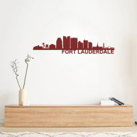FORT LAUDERDALE Skyline - Metal Wall Art - Image 5