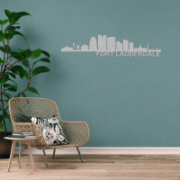 FORT LAUDERDALE Skyline - Metal Wall Art - Image 6