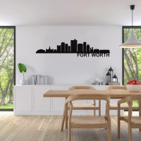 FORT WORTH Skyline - Metal Wall Art - Image 2