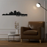 FORT WORTH Skyline - Metal Wall Art - Image 3