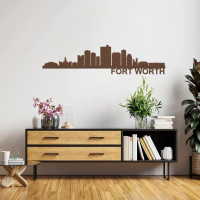 FORT WORTH Skyline - Metal Wall Art - Image 4