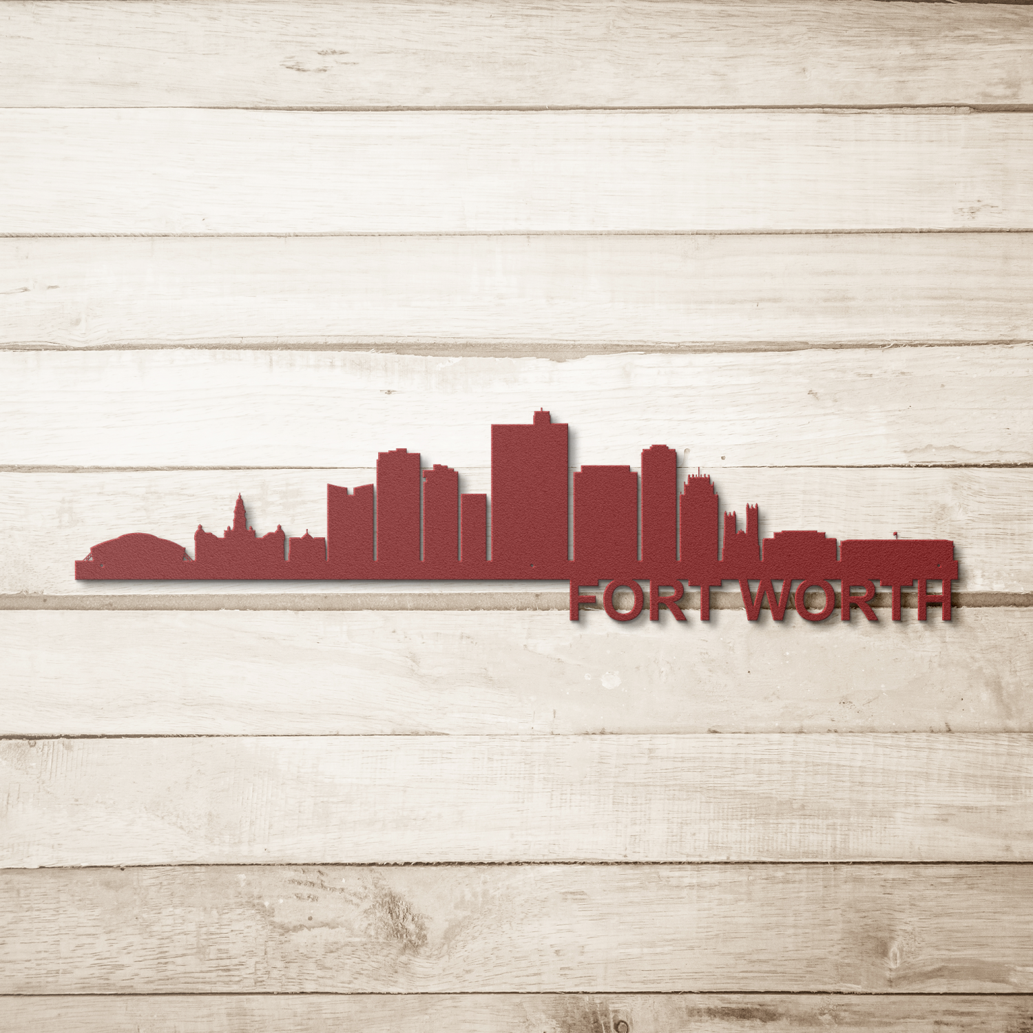 FORT WORTH Skyline - Metal Wall Art - Image 5