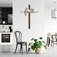 Faith Script Cross Wall Art - Image 4