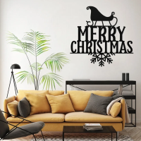 Festive Merry Christmas Metal Art - Image 3