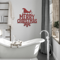 Festive Merry Christmas Metal Art - Image 4