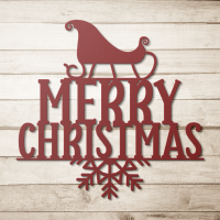 Festive Merry Christmas Metal Art - Image 5