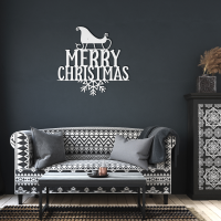 Festive Merry Christmas Metal Art - Image 6