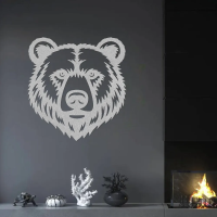 Fierce Bear Face Wall Art - Image 6