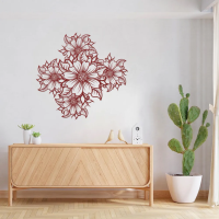 Fine Line Bloom Metal Wall Art - Image 5