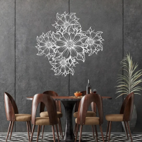 Fine Line Bloom Metal Wall Art - Image 7