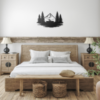 Fishing Mountain View Wall Art - Image 3