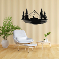 Fishing Mountain View Wall Art - Image 2