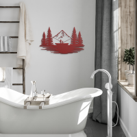 Fishing Mountain View Wall Art - Image 4