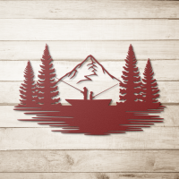 Fishing Mountain View Wall Art - Image 5