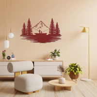 Fishing Mountain View Wall Art - Image 5