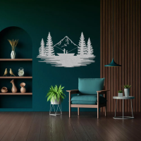 Fishing Mountain View Wall Art - Image 6